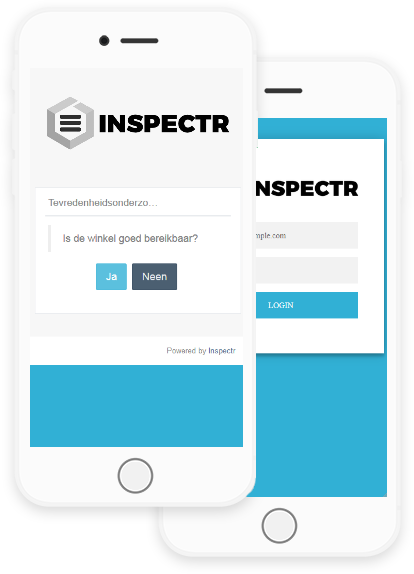 inspectr, online evaluatieverslagen op smartphone